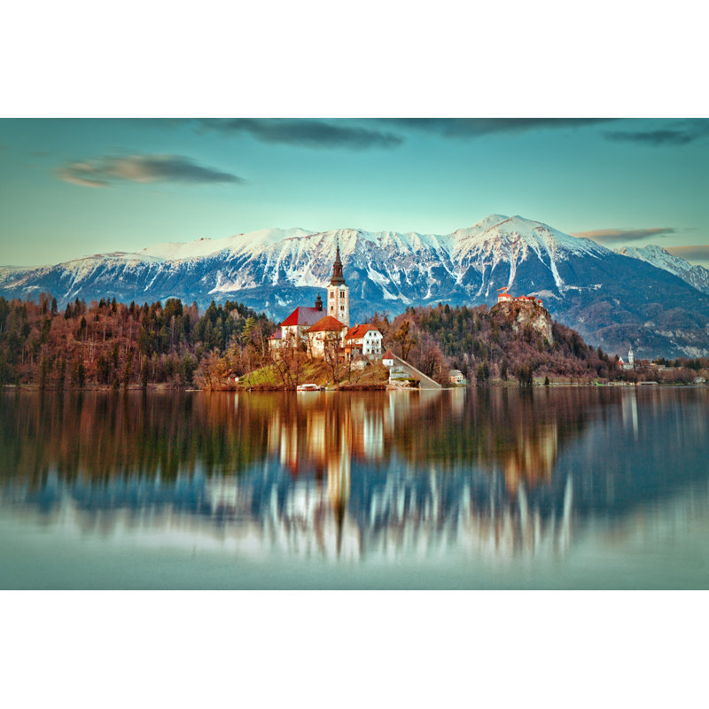 Bled - Slovenia by Dilsad Senol - Wrapped Canvas Print, 30cm H x 46cm W x 3.8cm D