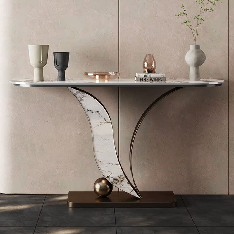 Console de style italien moderne, H 33,4 po x l 47,2 po x P 13,7 po