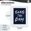«Seas The Day Sentiment», reproduction sous verre encadrée, lettrée et doublée-716411524-716411525