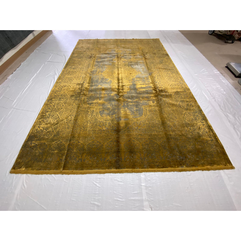 Tapis contemporain touffeté à la main 7 pi 8 po x 11 pi 1 po Antep