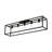 5 - Light Farmhouse Open Cage Industrial Rectangle Semi Flush Mount
