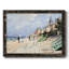 Plage à Trouville, peinture sur toile encadrée-693632447-693632444