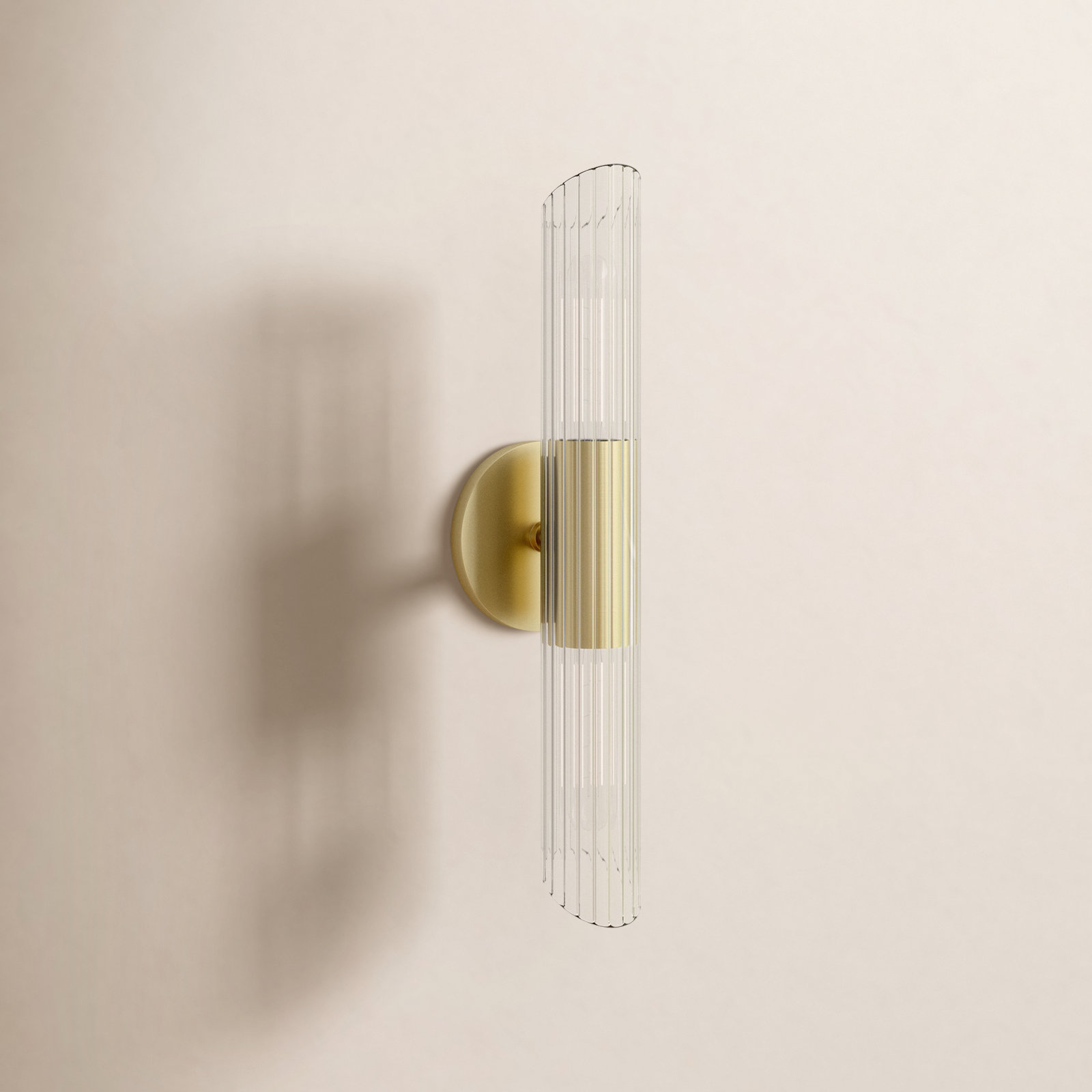 Anston 2-Light Armed Sconce, Aged Brass