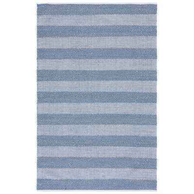 Bolebroke Striped Flatweave Cotton Reversible Rug