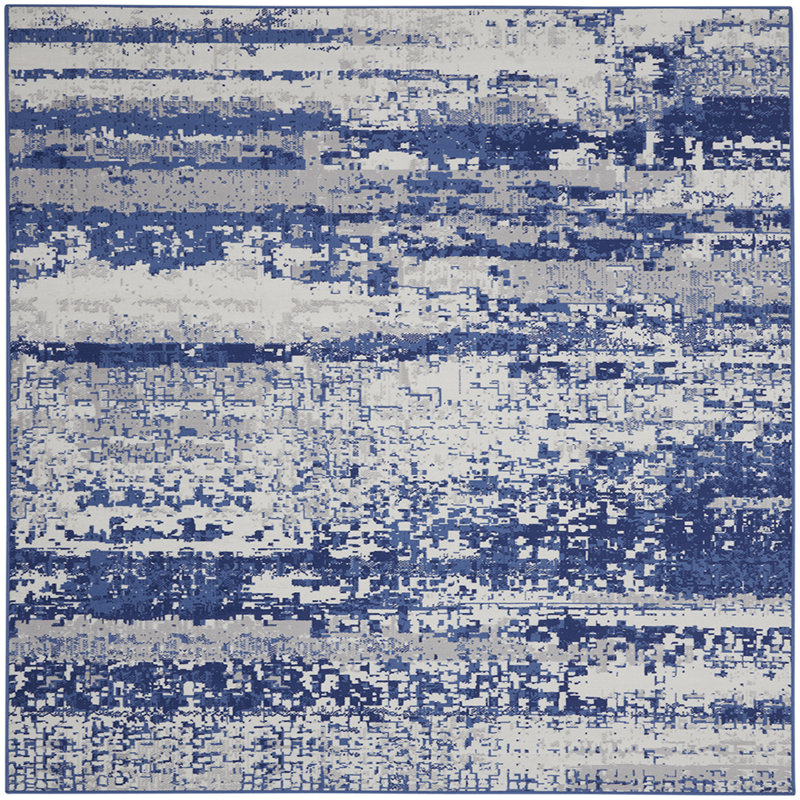 Abstract Area Rug, Rectangle 7' x 10'