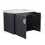 Meuble-lavabo de salle de bain avec lavabo, pour petite salle de bain, meuble-lavabo avec porte à fermeture douce-106912683