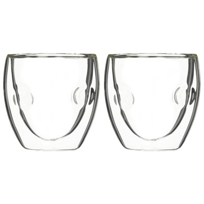 Verres à espresso à double paroi 2 oz Moderna Artisan Series