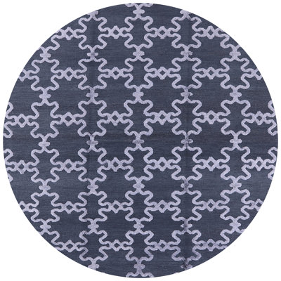 Tapis oriental bleu marine Leonard