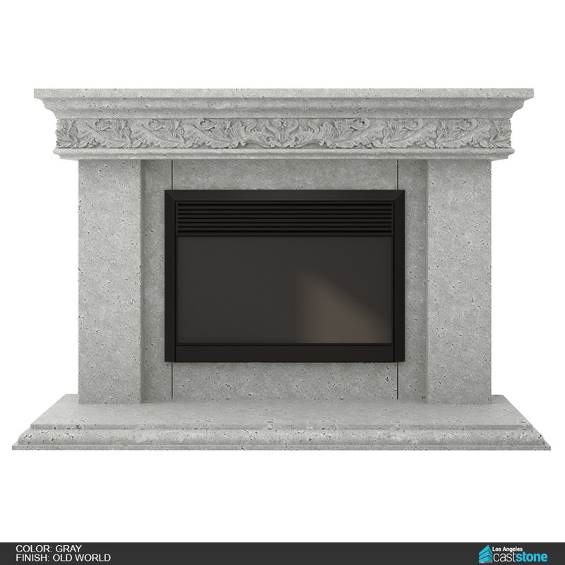 Bonaparte Fireplace Surround, Old World Gray
