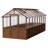 8 ft. x 16 ft. Wood Walk-In Greenhouse with Polycarbonate Panels and Roof Vent-121650713-132953686
