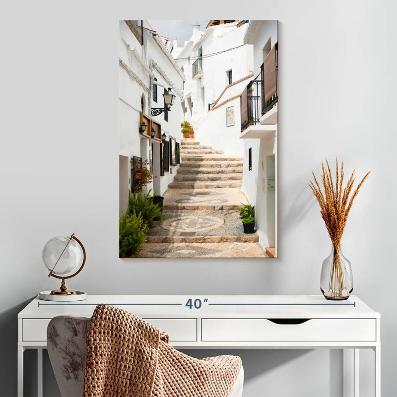 Lilie Made In Spain Collection-Mijas White Village, 30" H x 20" W