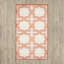 Tapis intérieur / extérieur ivoire / orange Thornbury-1979189113