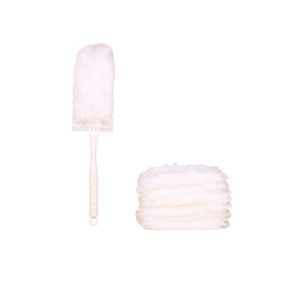 Plastic Handle Static Duster Disposable  Duster Refills Double Sided Adsorption Removal Duster For Household Home Cleaning