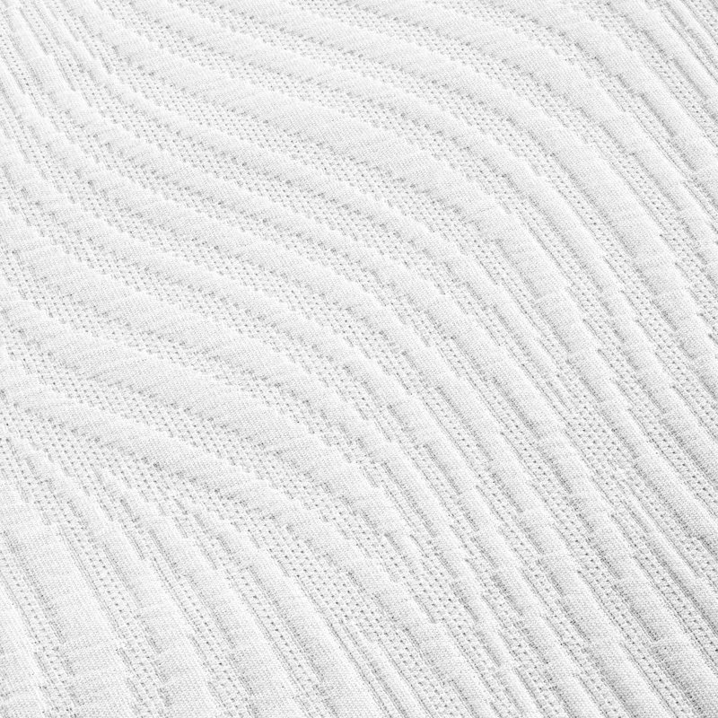 Blue Nile Mills Cotton Sateen Coverlet, Full Coverlet + 2 Standard Pillowcases, White