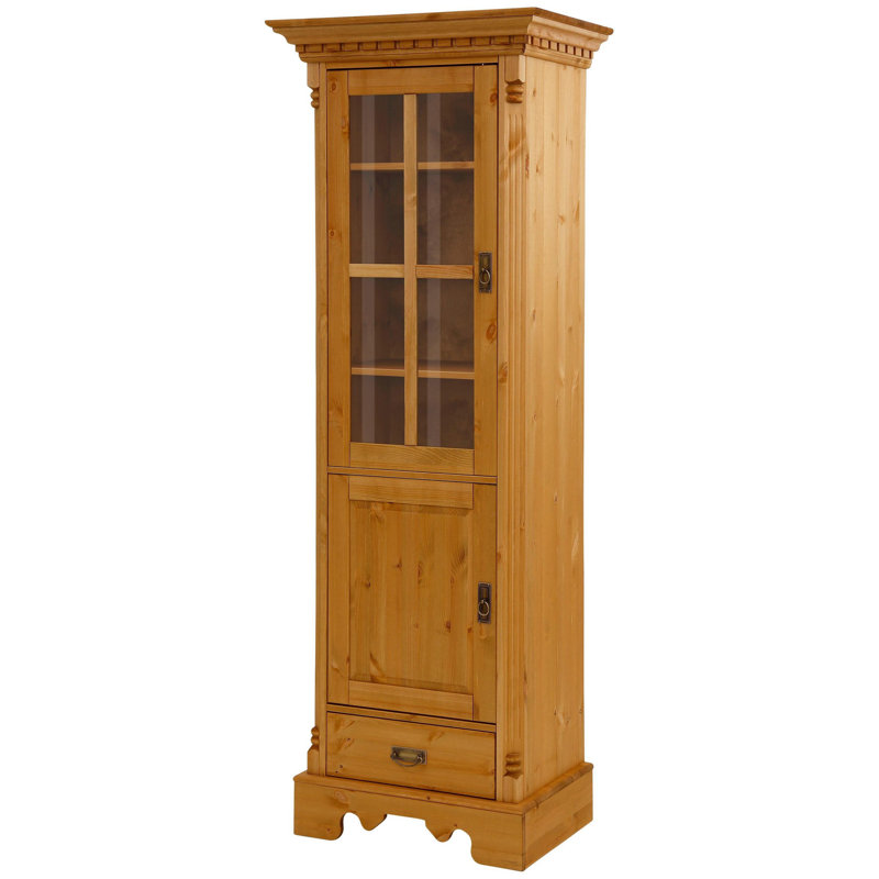 Karlshamn Display Cabinet, Brown Oil
