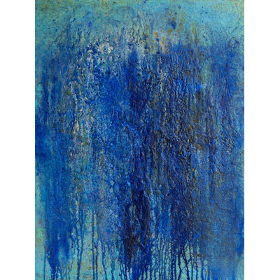 356 Raining Sapphires Print Canvas