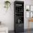 Kava 71" Tall Bar Cabinet with 16 Cubbies, Shelf, Concealable Tray and Double Door-2055761459