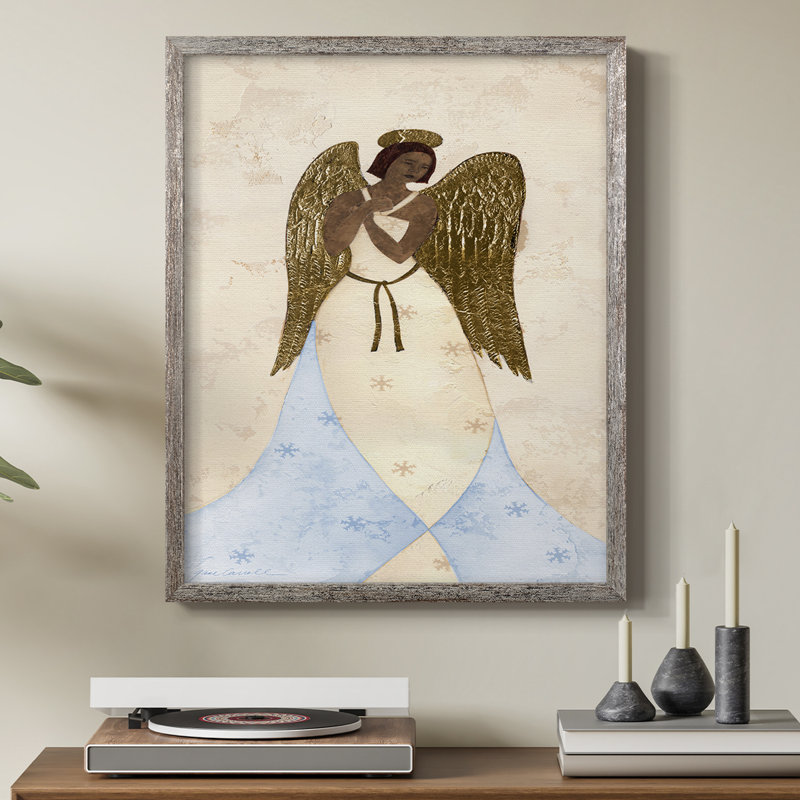 Seraphin III Framed Print - Solid Wood, 11" H x 9" W