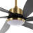 64" Modern Large Propeller Ceiling Fan with LED Light and Remote Control-1030234701-1030234700