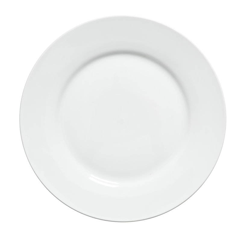 White Porcelain 16-Piece Dinnerware Set, Service for 4