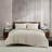 Kenneth Cole Stitched Gauze Solid Beige Duvet Cover Set-115991094