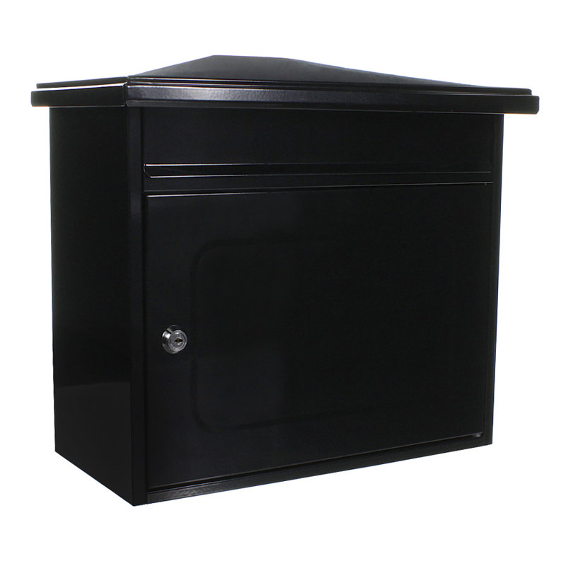 Mary-Ellen Steel Wall Mounted Post Box, Anthracite