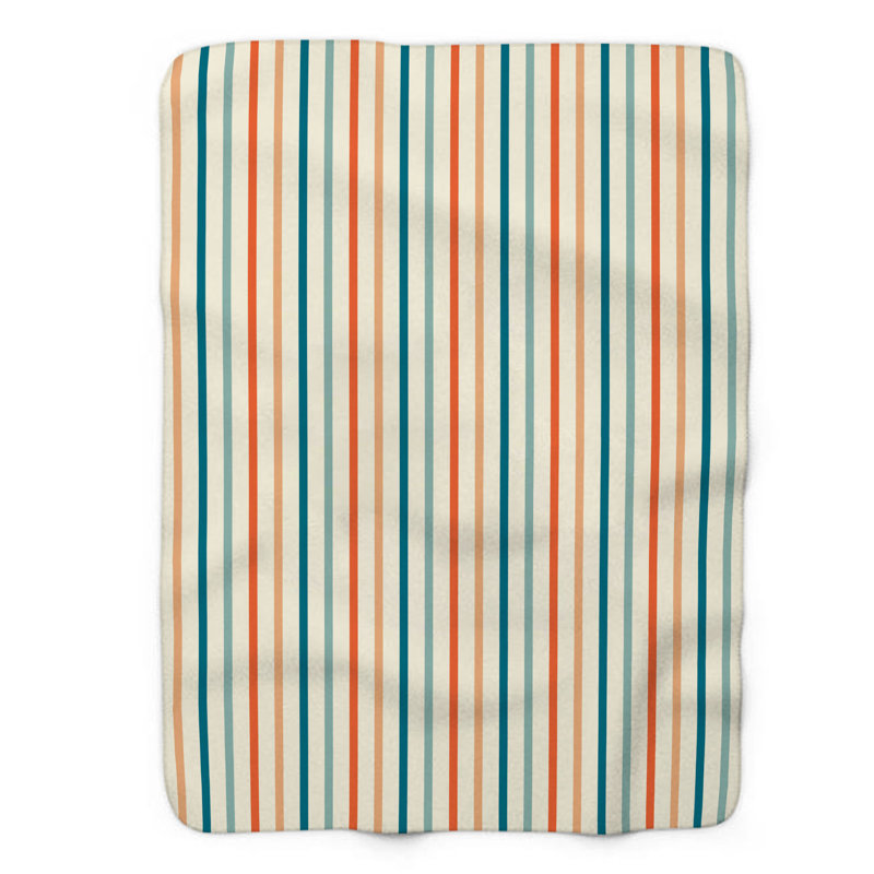 Nostalgic - Couverture sherpa de qualité supérieure 1 pièce, Grand lit