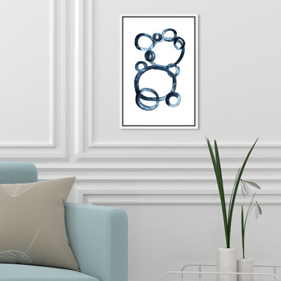 «Bear Bubbles», reproduction d'art moderne sur toile blanche moderne et contemporaine sur toile de bébé