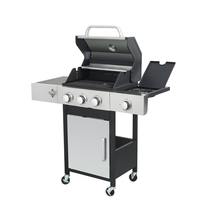 Barbecue au propane à 3 brûleurs avec brûleur latéral Jonas