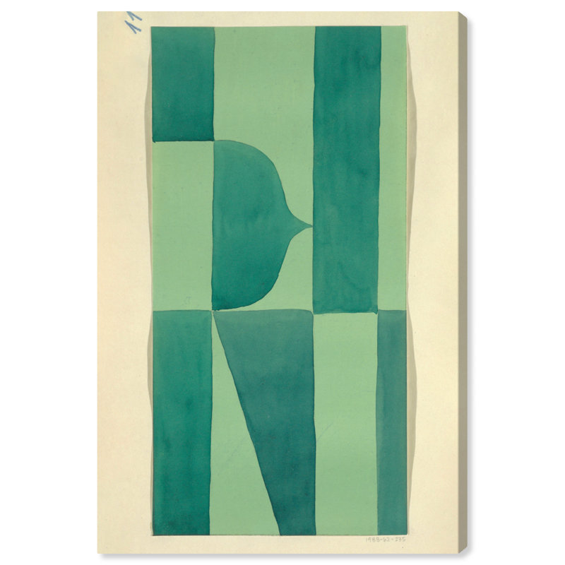 Textile Design - Peinture sur toile, H 15 po x l 10 po, Toile tendue