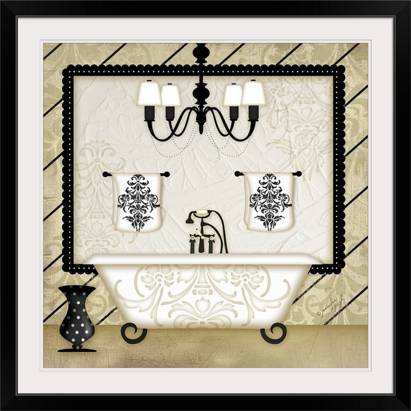 «Golden Tub» par Jennifer Pugh, impression, H 35 po x l 35 po x P 1,5 po, Toile