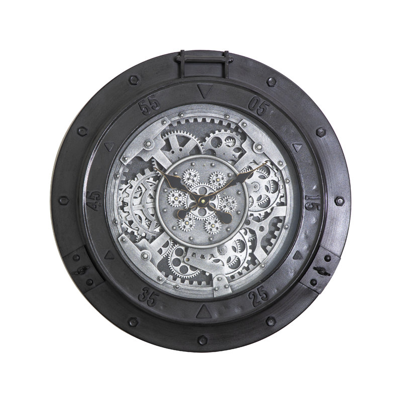 Horloge 24 po Urban Steel