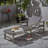 Hampton Wood + Wicker Chaise Lounge-731260709