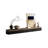 Retro Black Solid Wood TV Stands