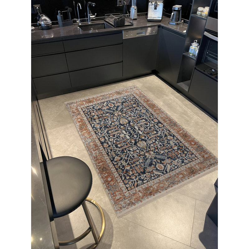 Tapis rectangulaire Vittorina, Rectangle 2 pi 8 po x 5 pi