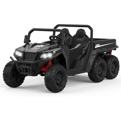 Ride On Dump Truck, 24V Ride On Car With Remote Control, Electric Dump Bed And Extra Shovel