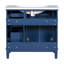 Meuble-lavabo 36 po avec comptoir en céramique-885214105
