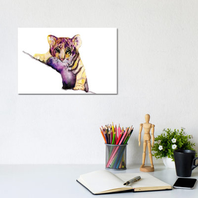 Little Tiger by ANDA Design - Wrapped Canvas Gallery-Wrapped Canvas Giclée