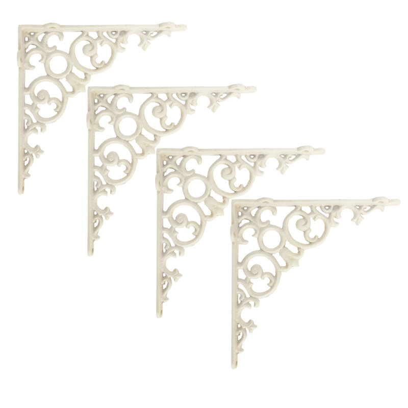 homerville Scroll Shelf Bracket, White