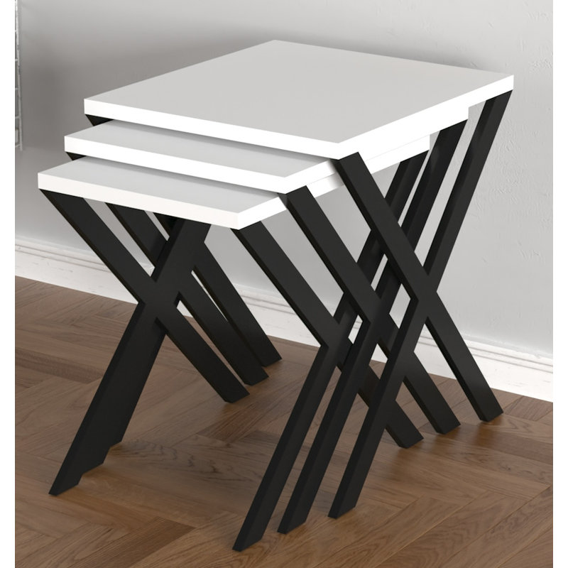 Ensemble de 3 tables gigognes Kira