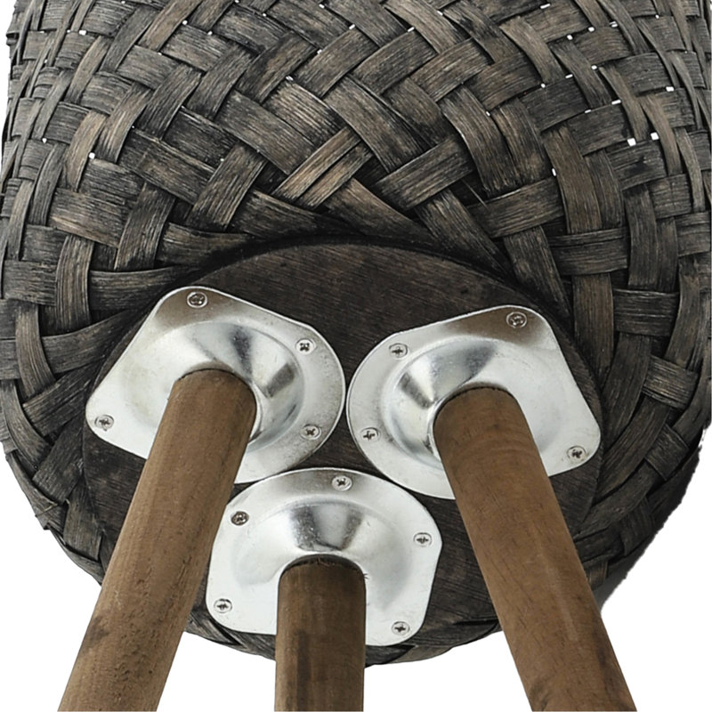 Jardinières en bois avec supports - Trous de drainage pour plantes, patio, chambre à coucher, jardin