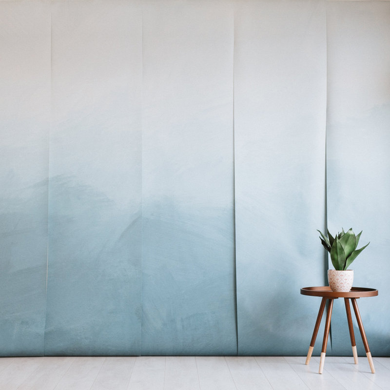 Ombre Wallpaper, Blue/Gray, Non-Pasted