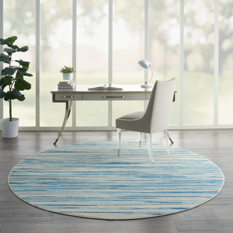 Tapis bleu Sheron, Rond 8 pi