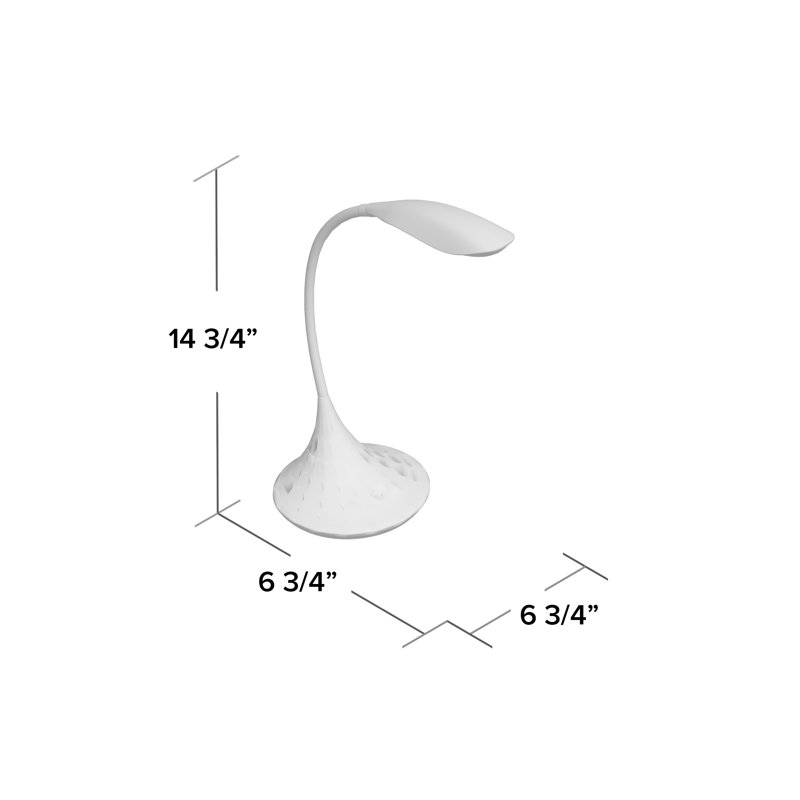 Carrollton Arched Lamp, White