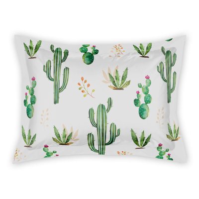 Petite taie décorative à petit cactus
