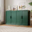 Armoire de rangement moderne à 4 portes avec tablettes réglables 62 po Modern-587723355-588777031