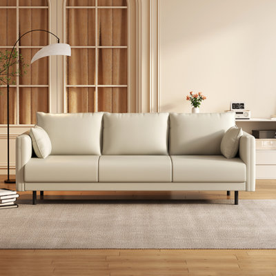 Simple Light Luxury Cream Style Sofa