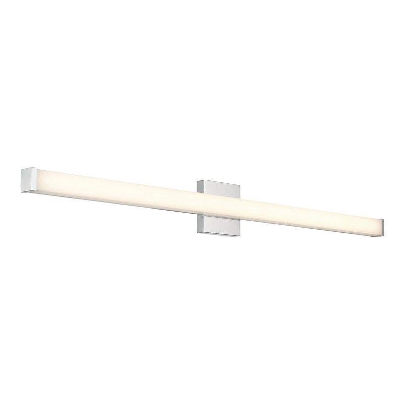 Éclairage pour meuble-lavabo à DEL Ronning, H 2 po x l 48 po x P 2 po, Chrome chrome