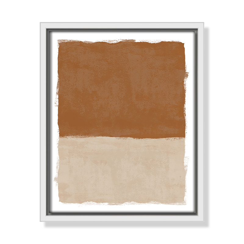 «Carmel Crush I Print» par Natalie Carpentieri, L 9,5 po x H 11,5 po, Flotteur blanc
