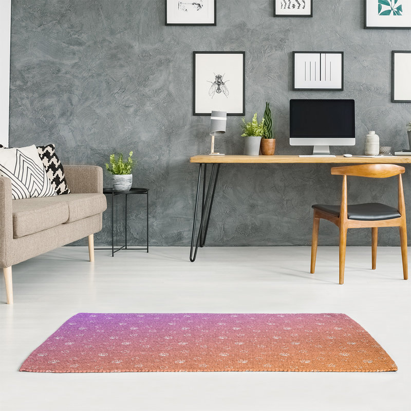 Chenille Ombre Indoor Rug, Rectangle 2' x 3'